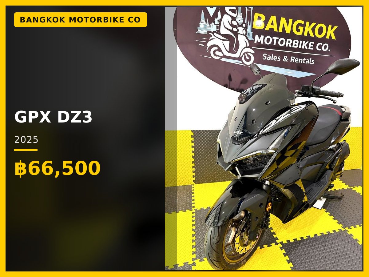 GPX DZ3 2025 for sale at Bangkok Motorbike Co.